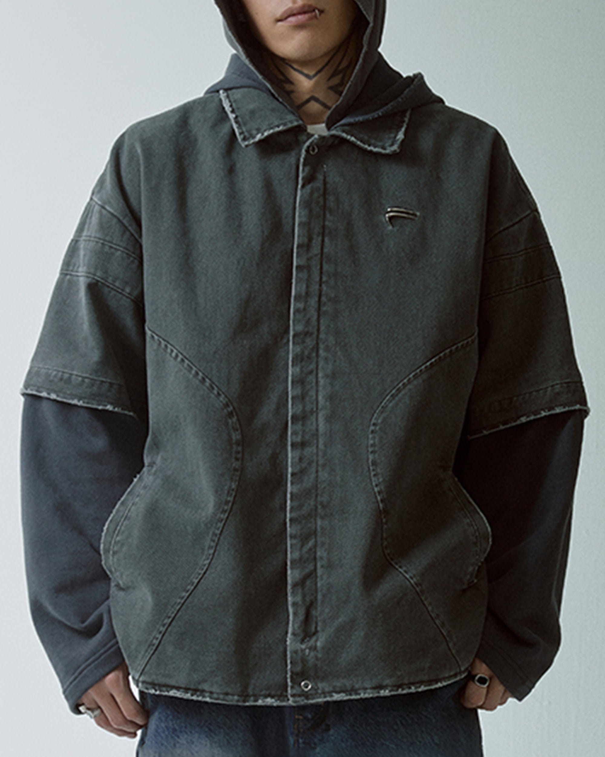 Washed Canvas Work Jacket