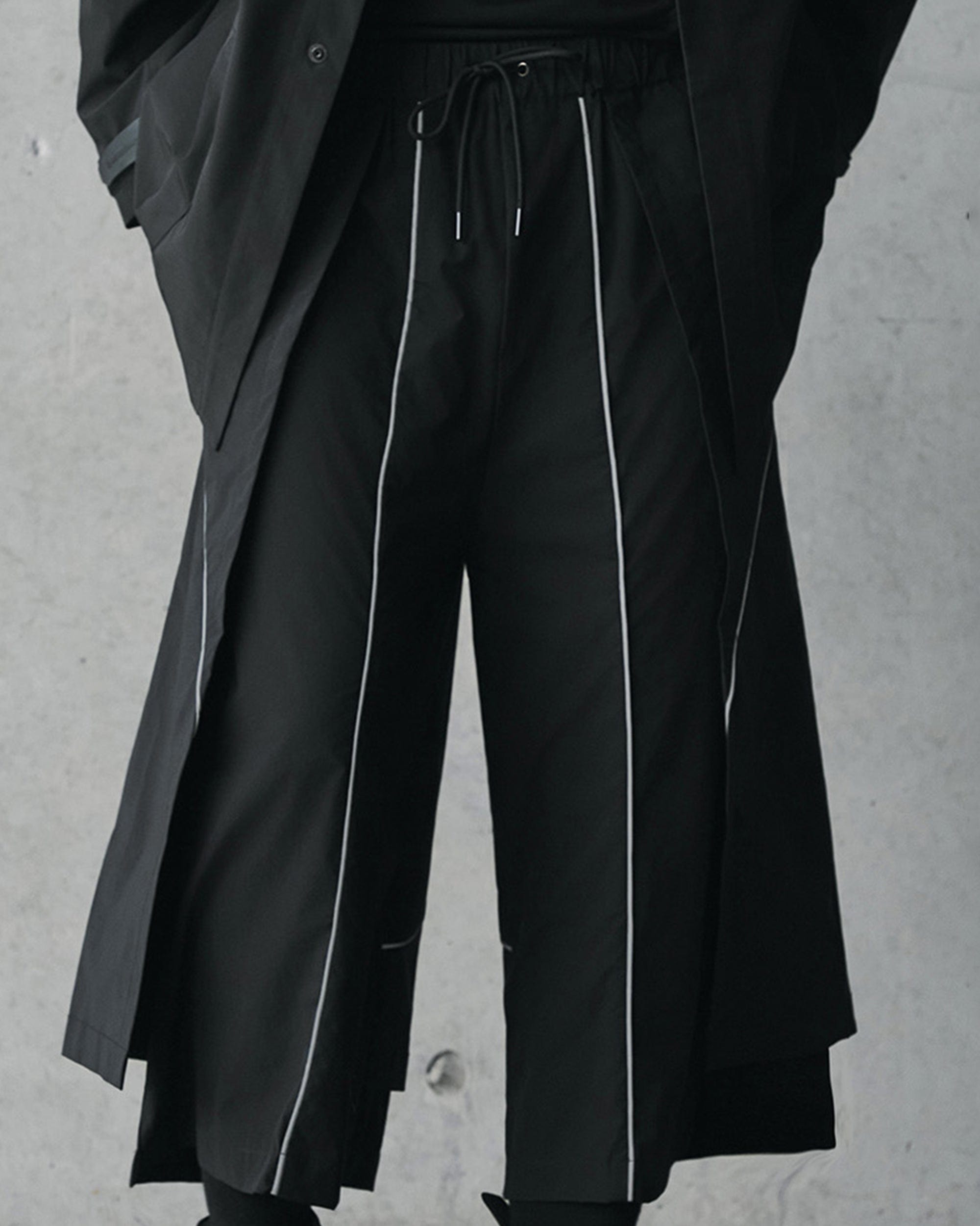 Wide Layered Track Pants