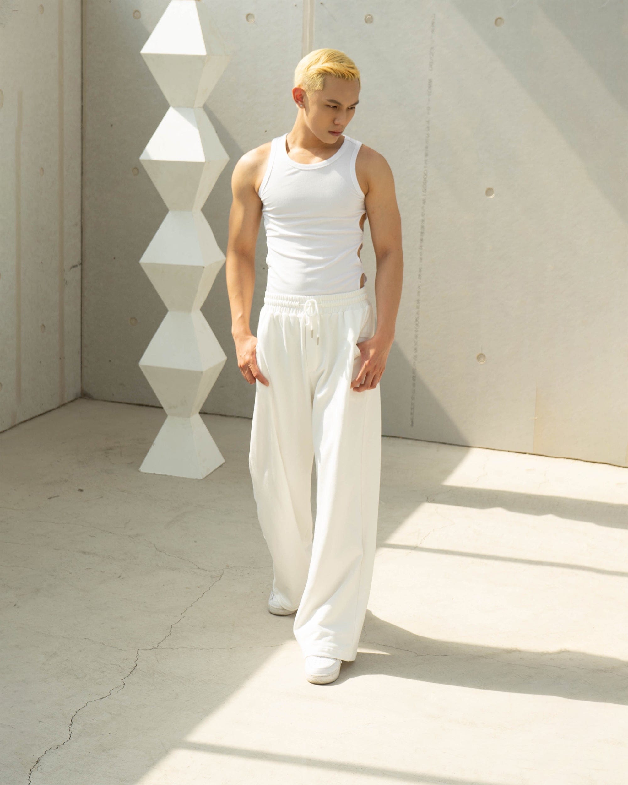 Tank Top with Side Cut-Outs