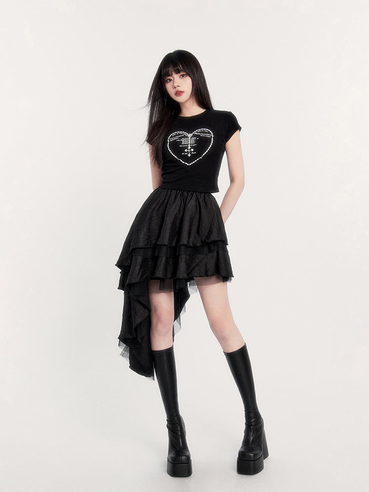 Dark Heart Crop Top