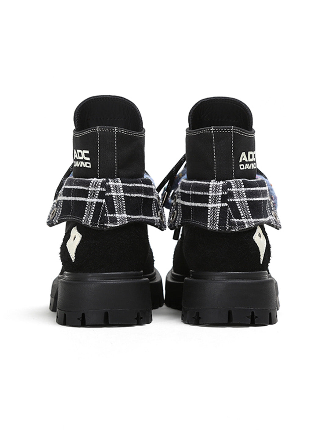 Black Stardust Oversized Boots