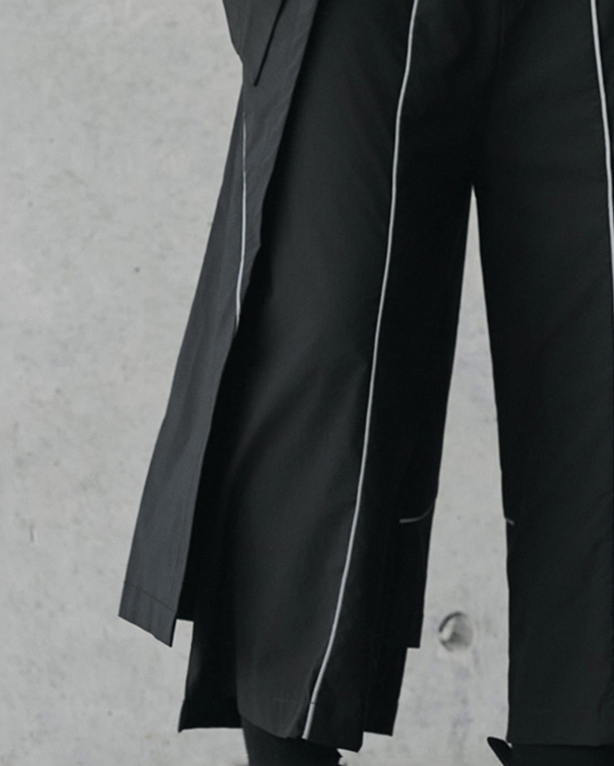 Wide Layered Track Pants