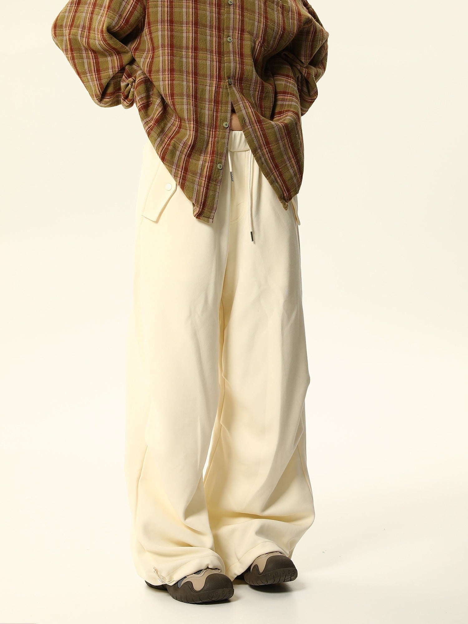 Oversized Comfort Wide-Leg Lounge Pants