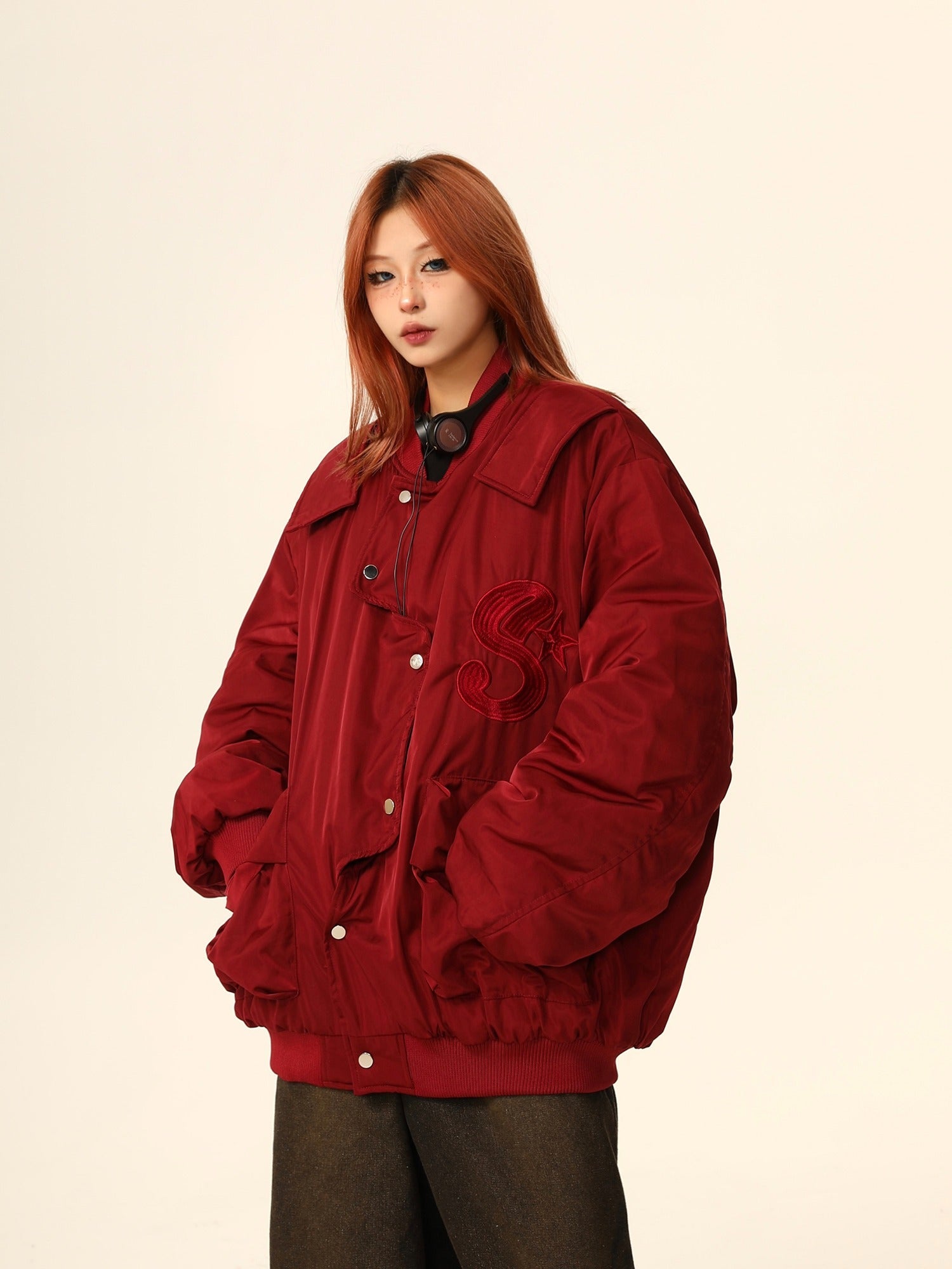 Varsity S Bomber Jacket