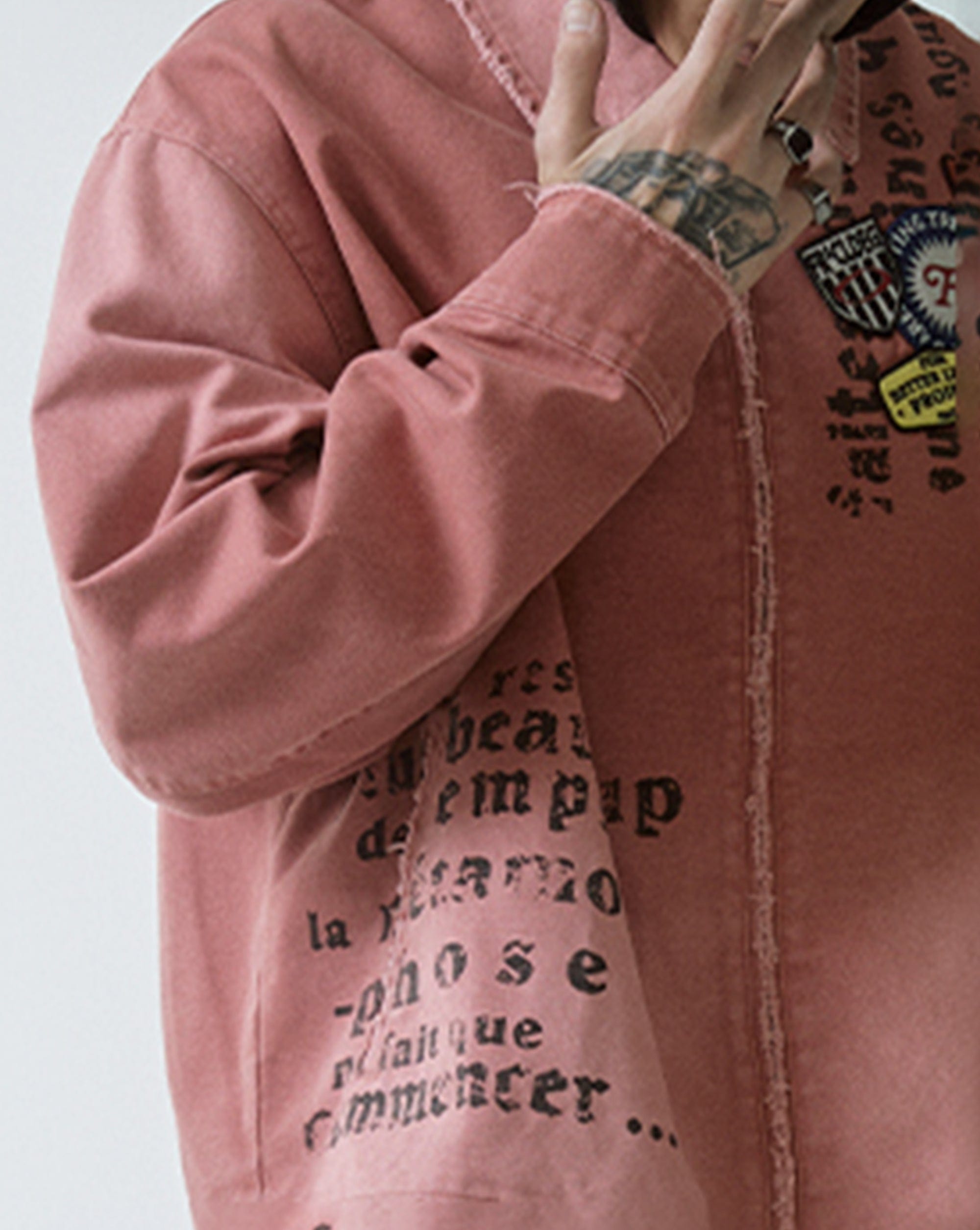 Streetwear Patchwork Denim Jacket