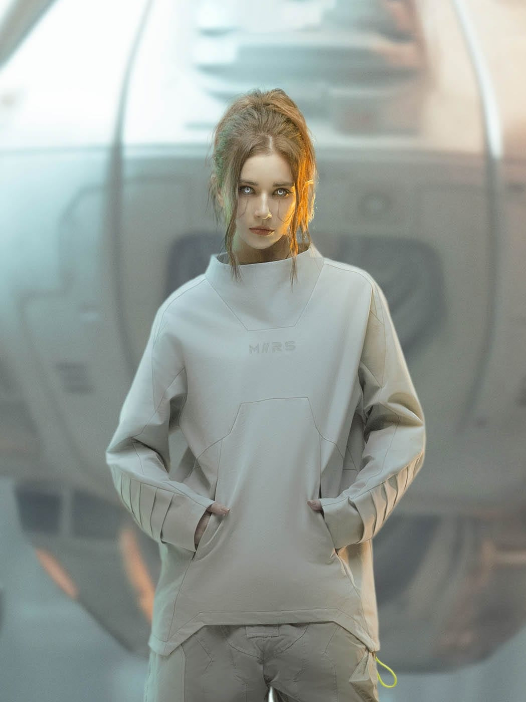 Sweat-shirt technologique de la surface spatiale