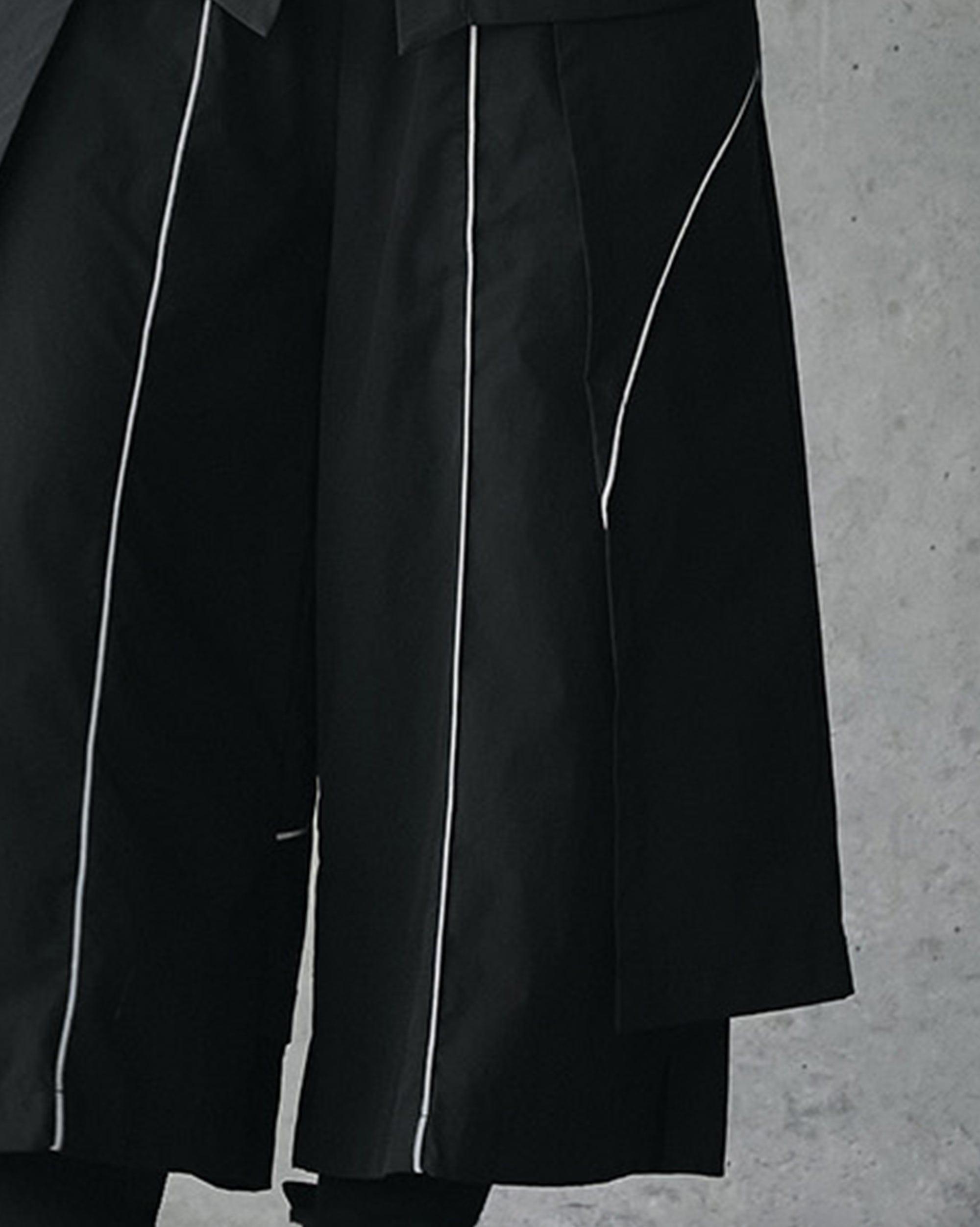 Wide Layered Track Pants