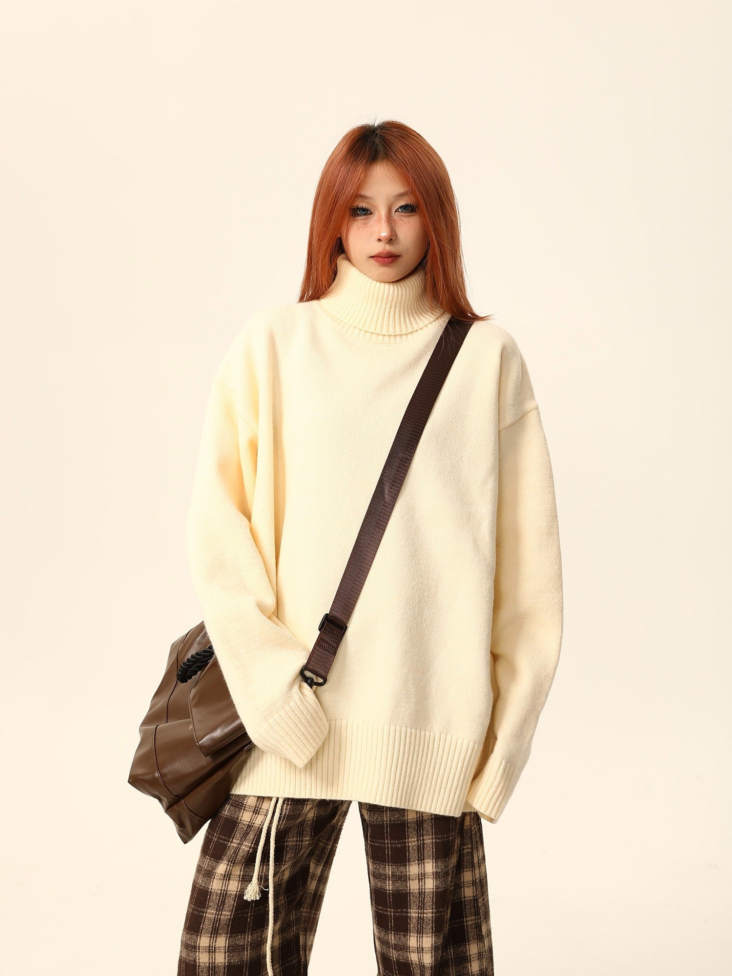 Classic Turtleneck Knit Sweater