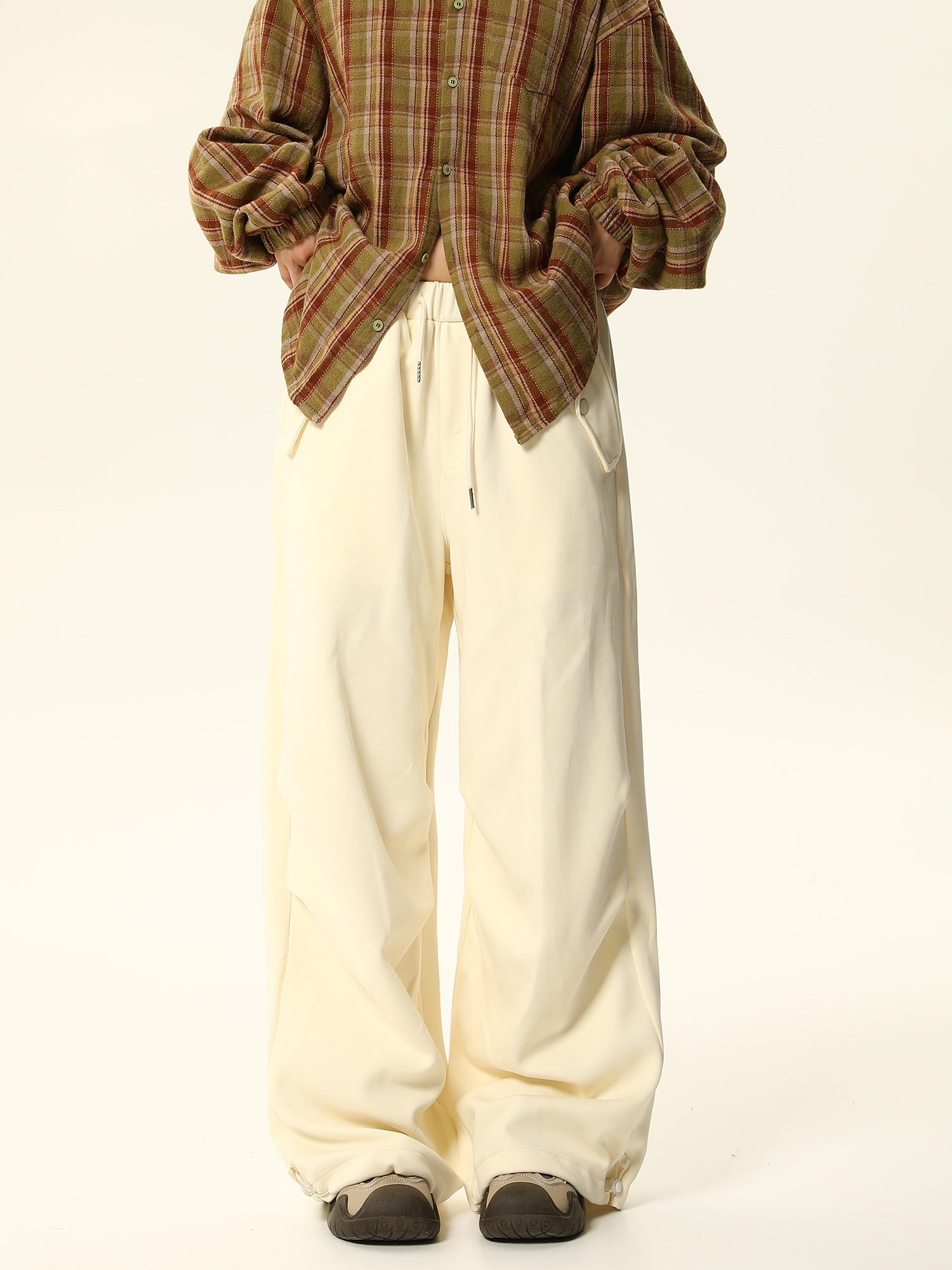 Oversized Comfort Wide-Leg Lounge Pants