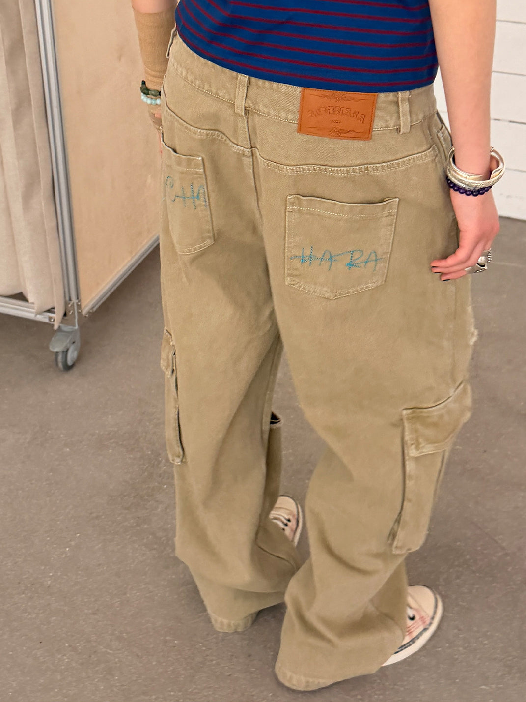 Distressed Washed Ripped Pants