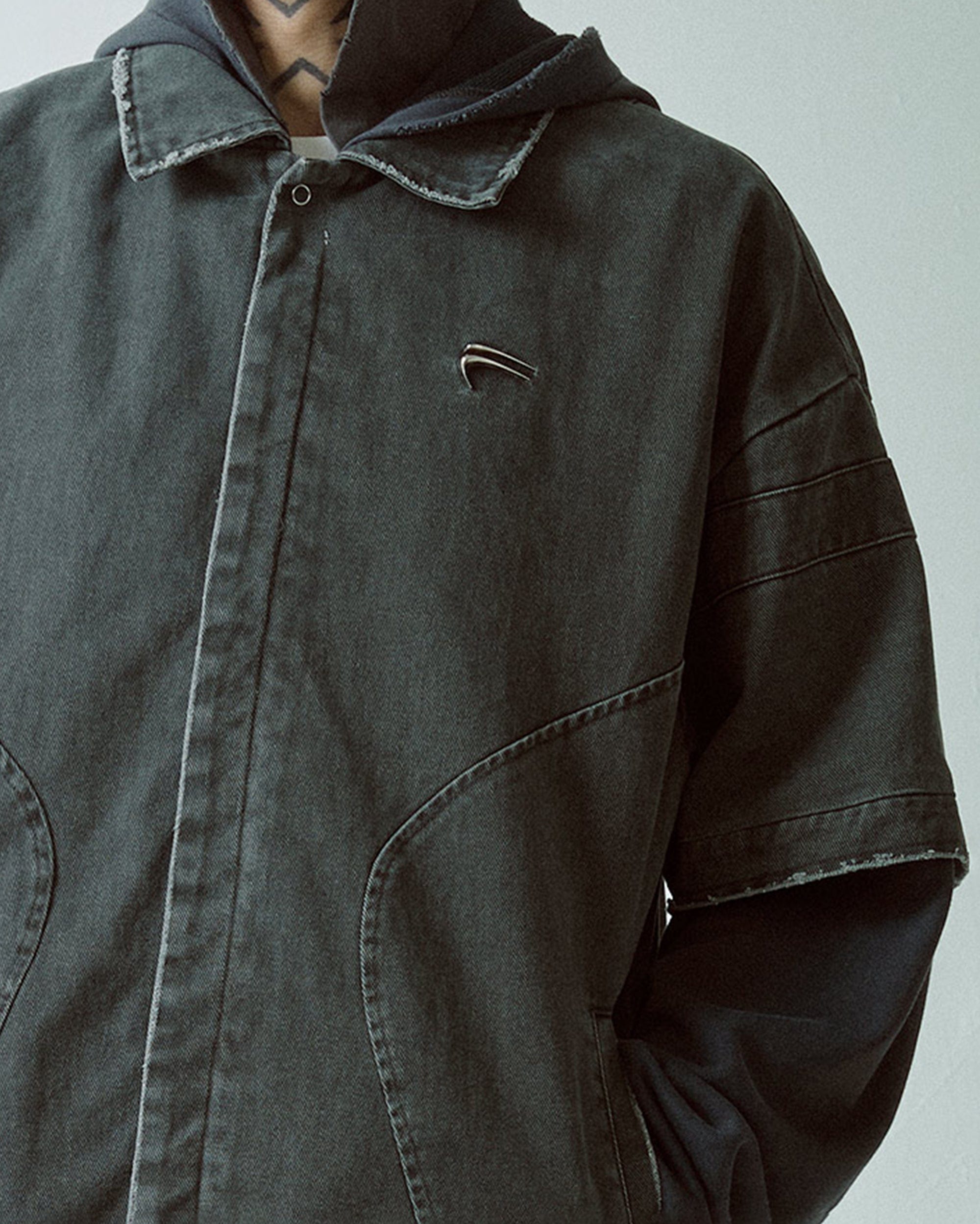 Washed Canvas Work Jacket