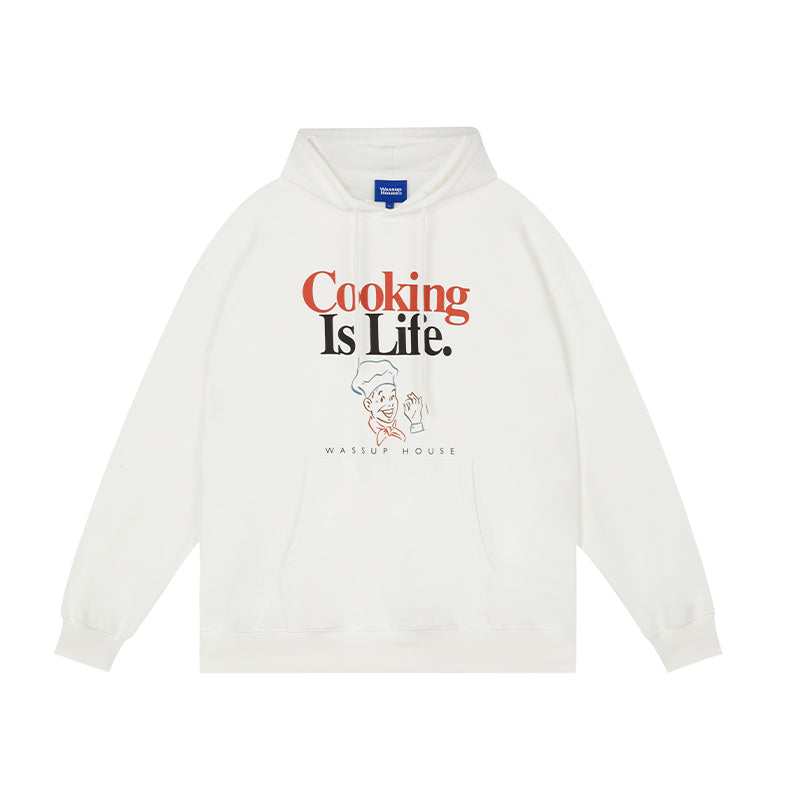 Inspirational Life Printed Hoodie - chiclara