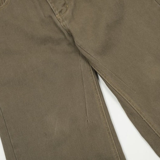 Wide-Leg Workwear-Style Pants