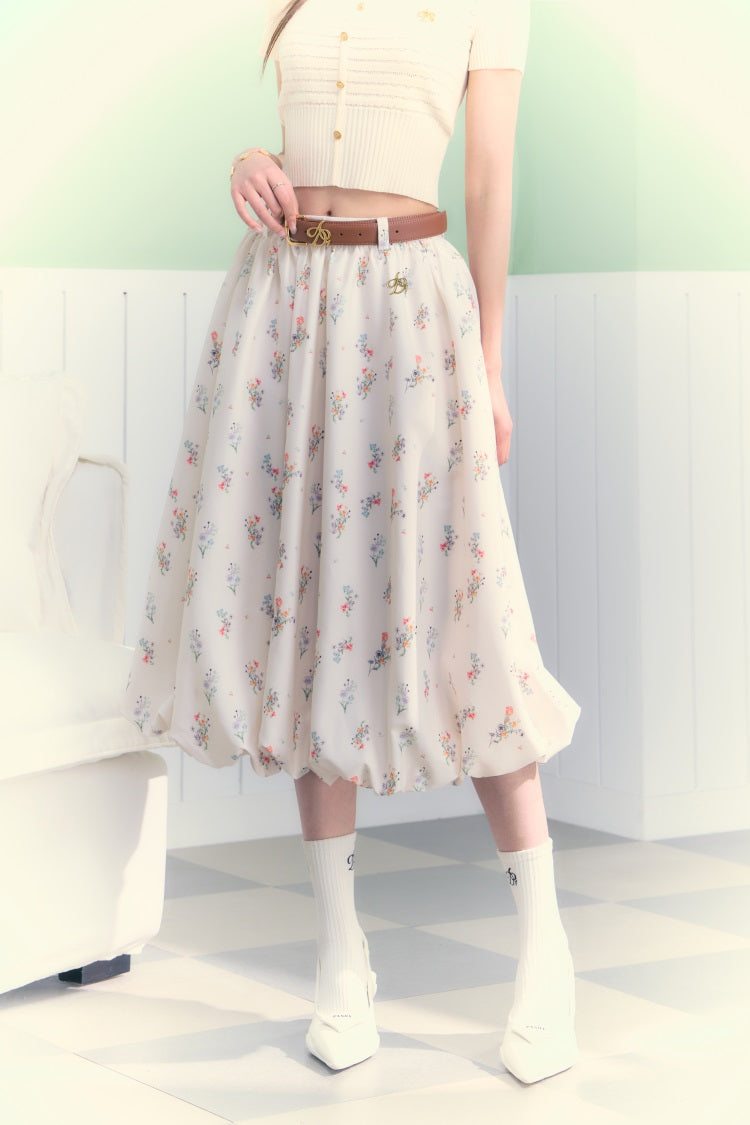 Whimsical Meadow Midi Skirt