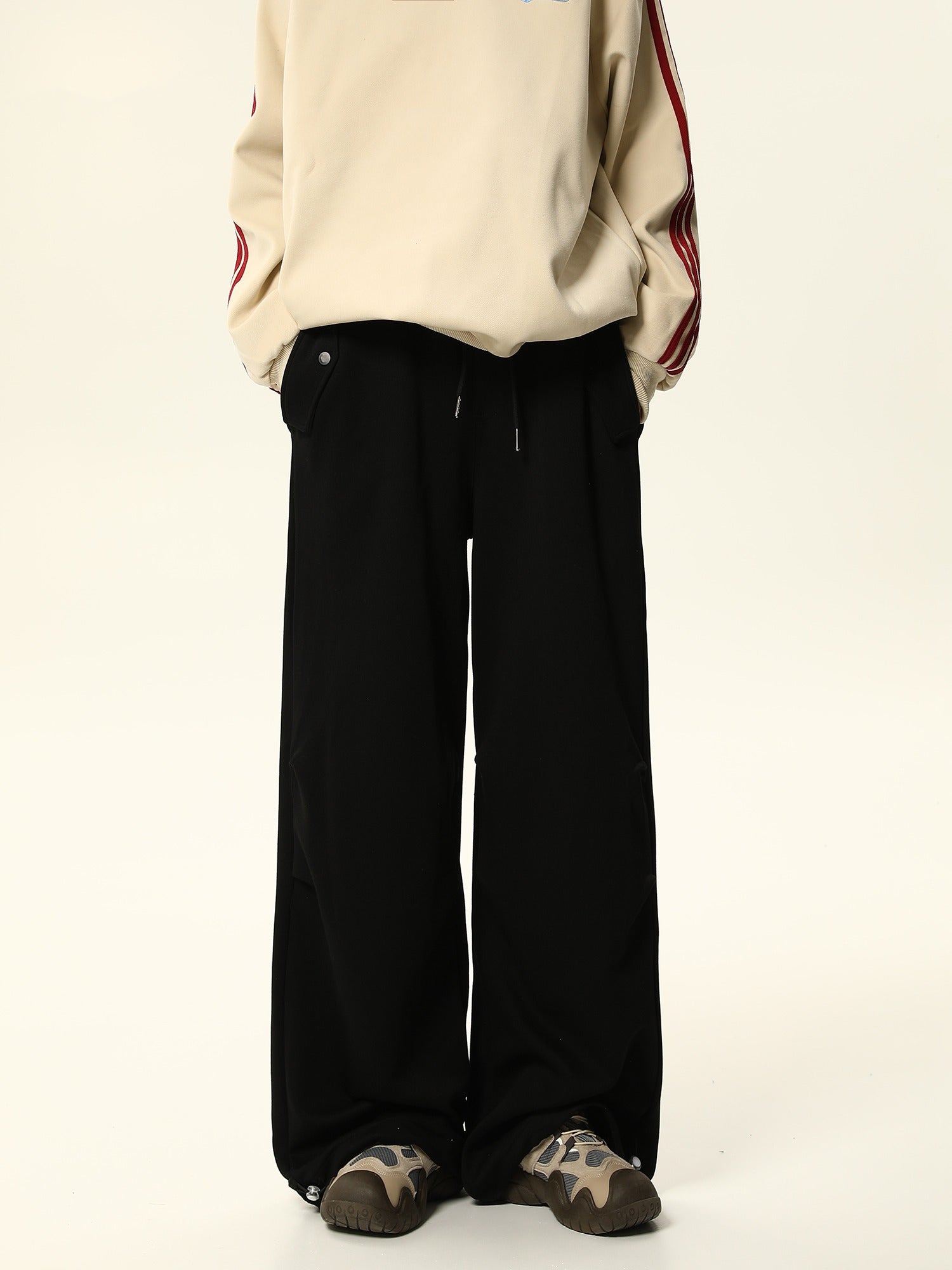 Oversized Comfort Wide-Leg Lounge Pants