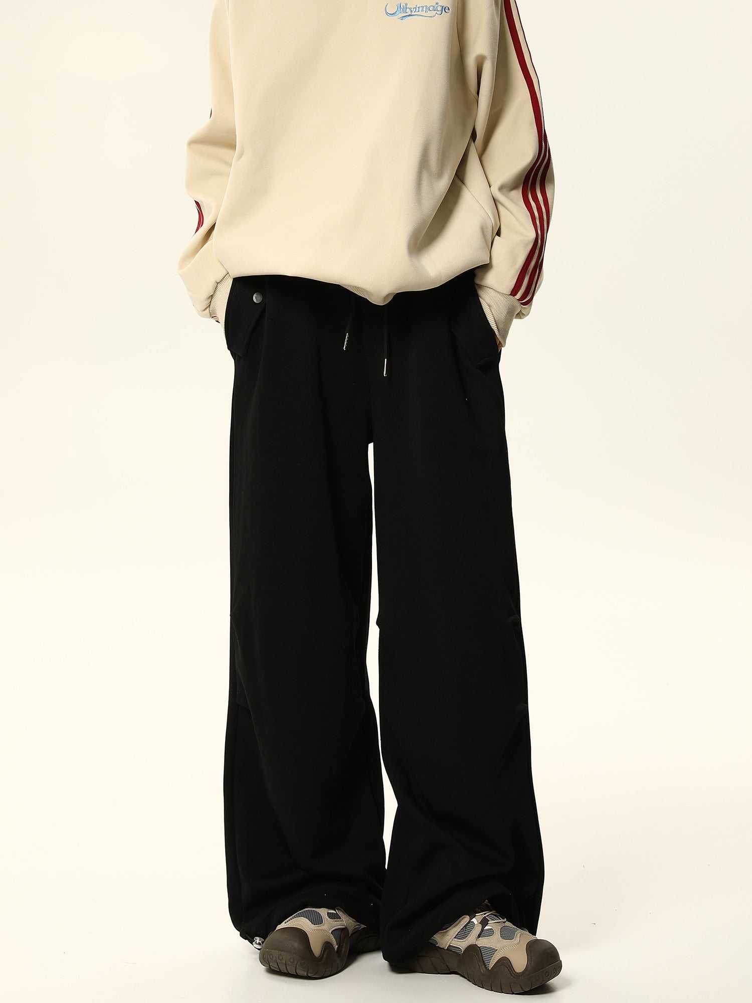 Oversized Comfort Wide-Leg Lounge Pants