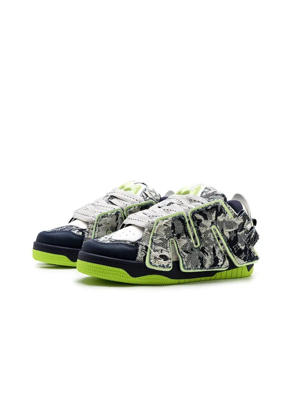 Blue Whirlwind Duotone Skate Sneakers