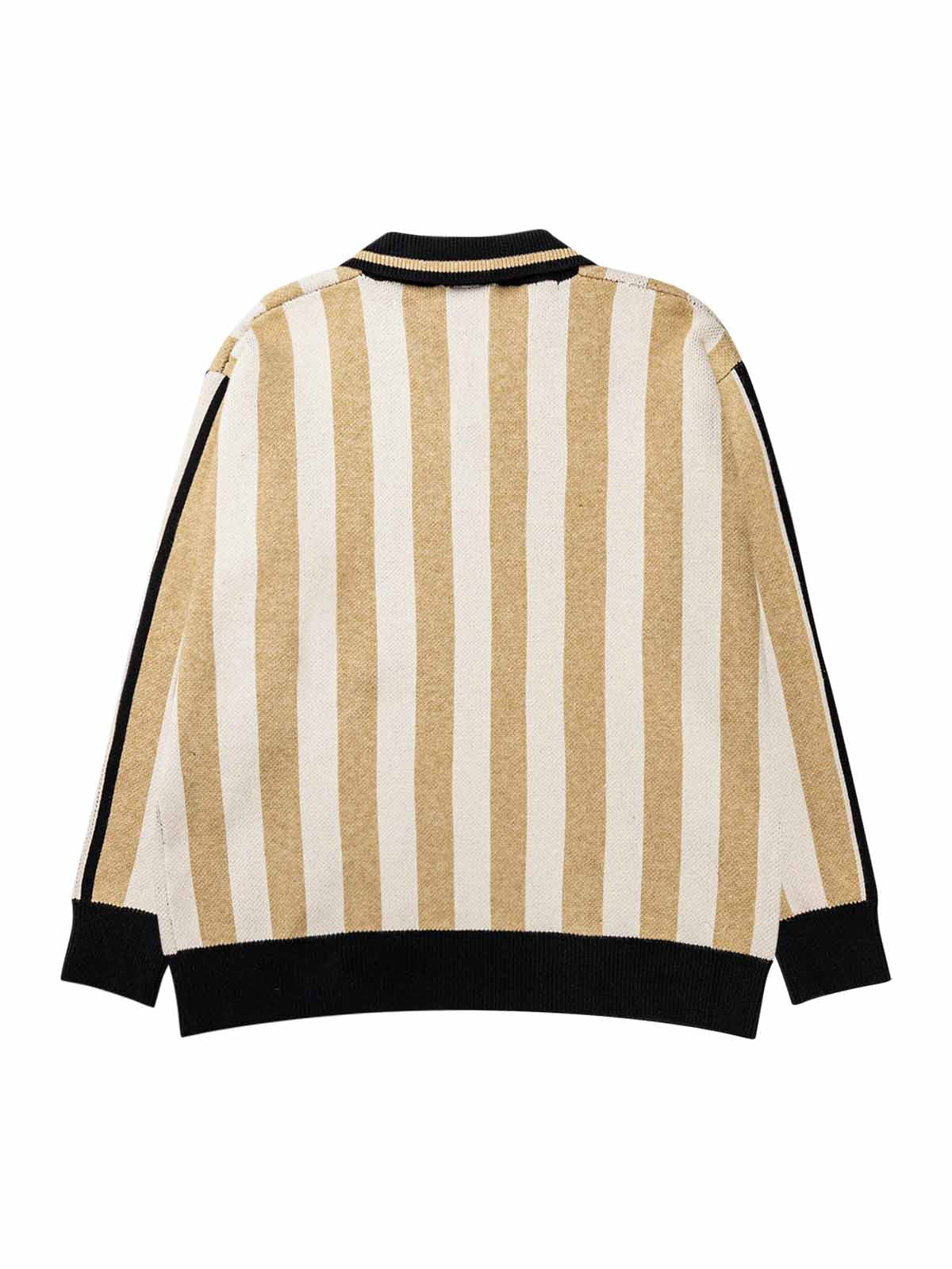 Thesupermade Star Rugby Striped Sweater