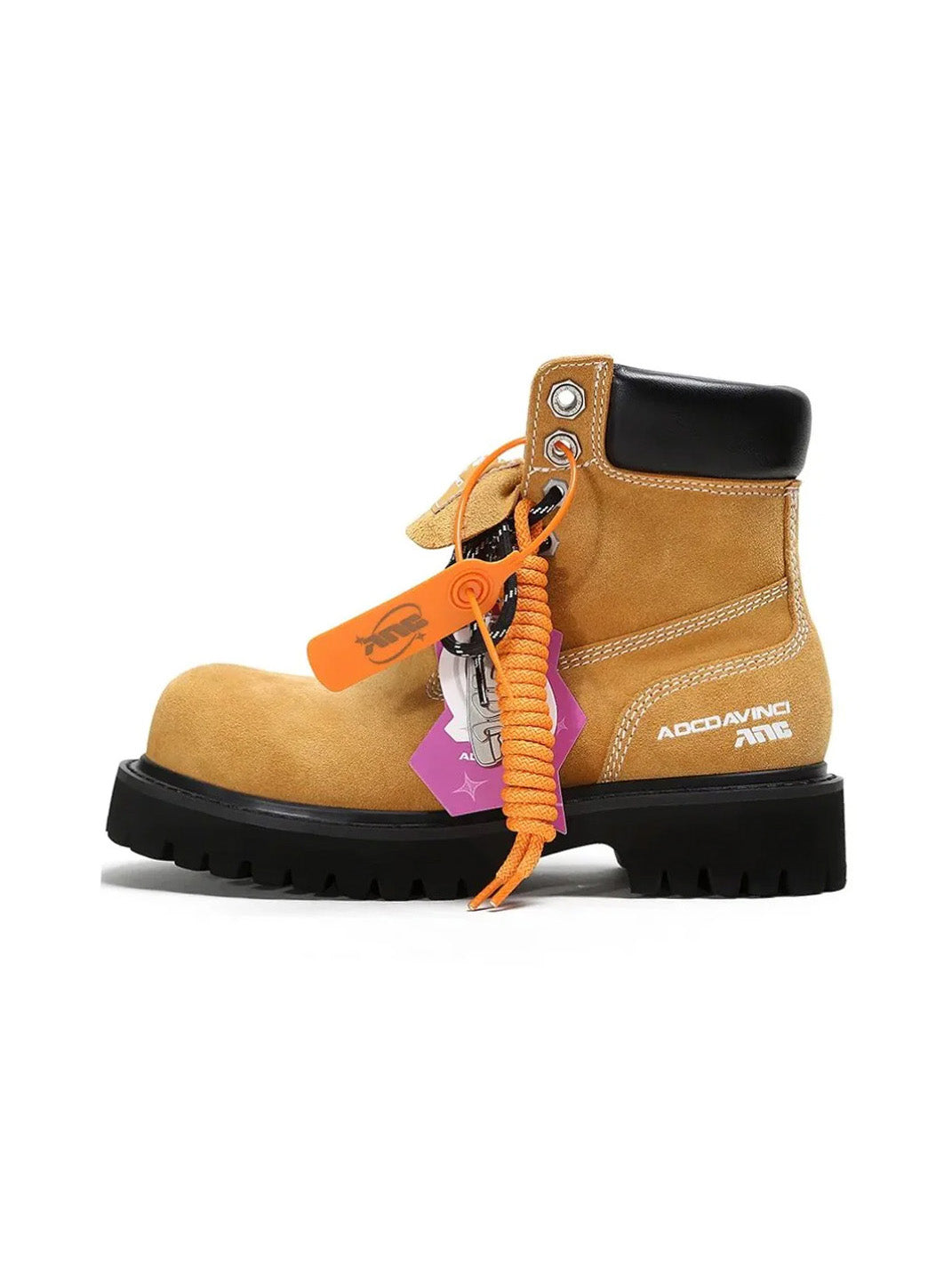 Yellow Stardust Martin Boots