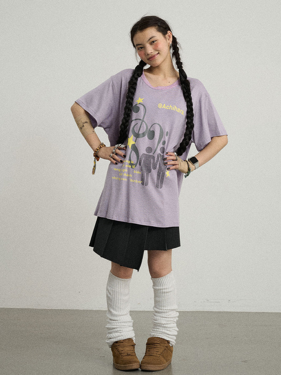Music Note Star Graphic Tee