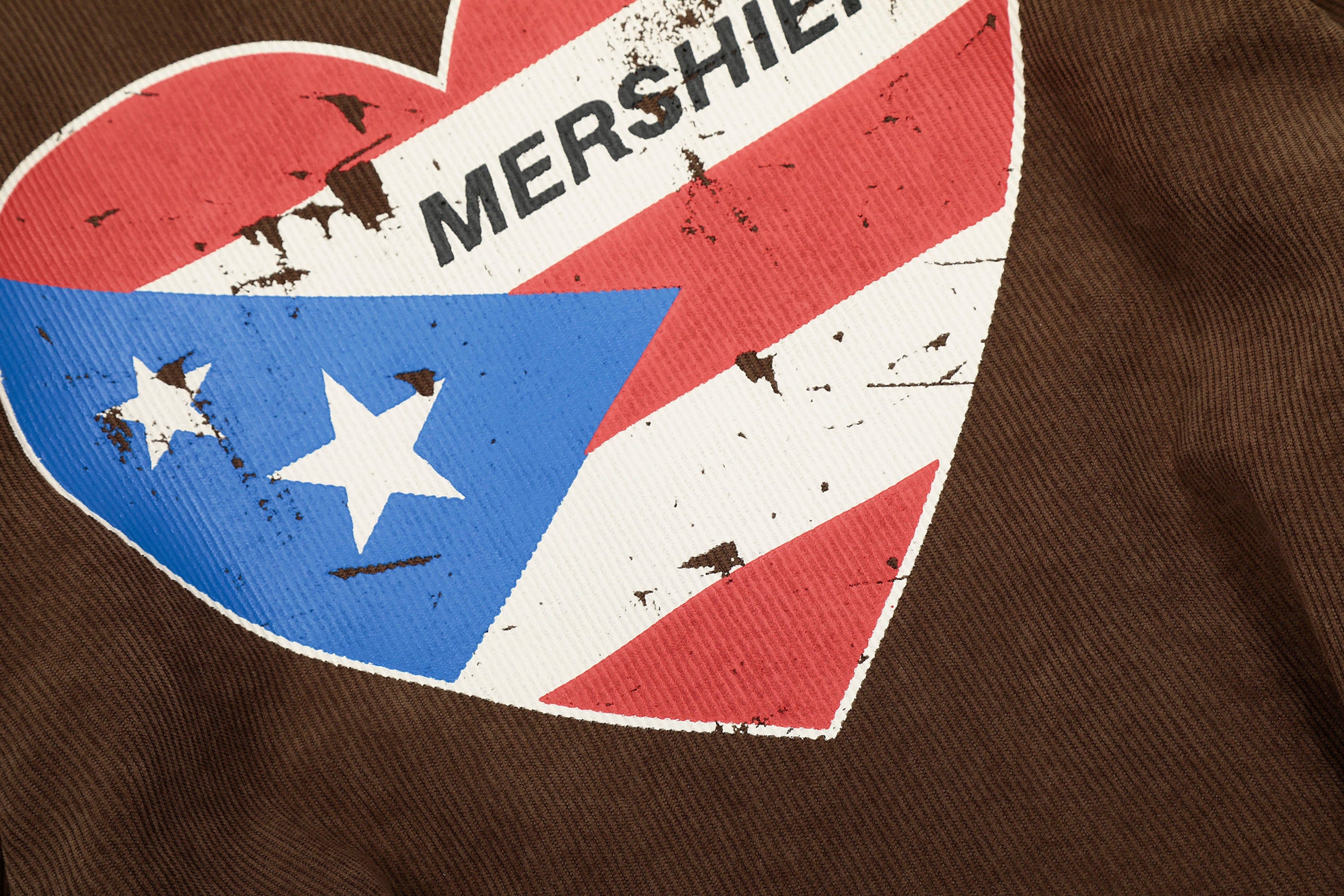 Heart Flag Patch Jacket