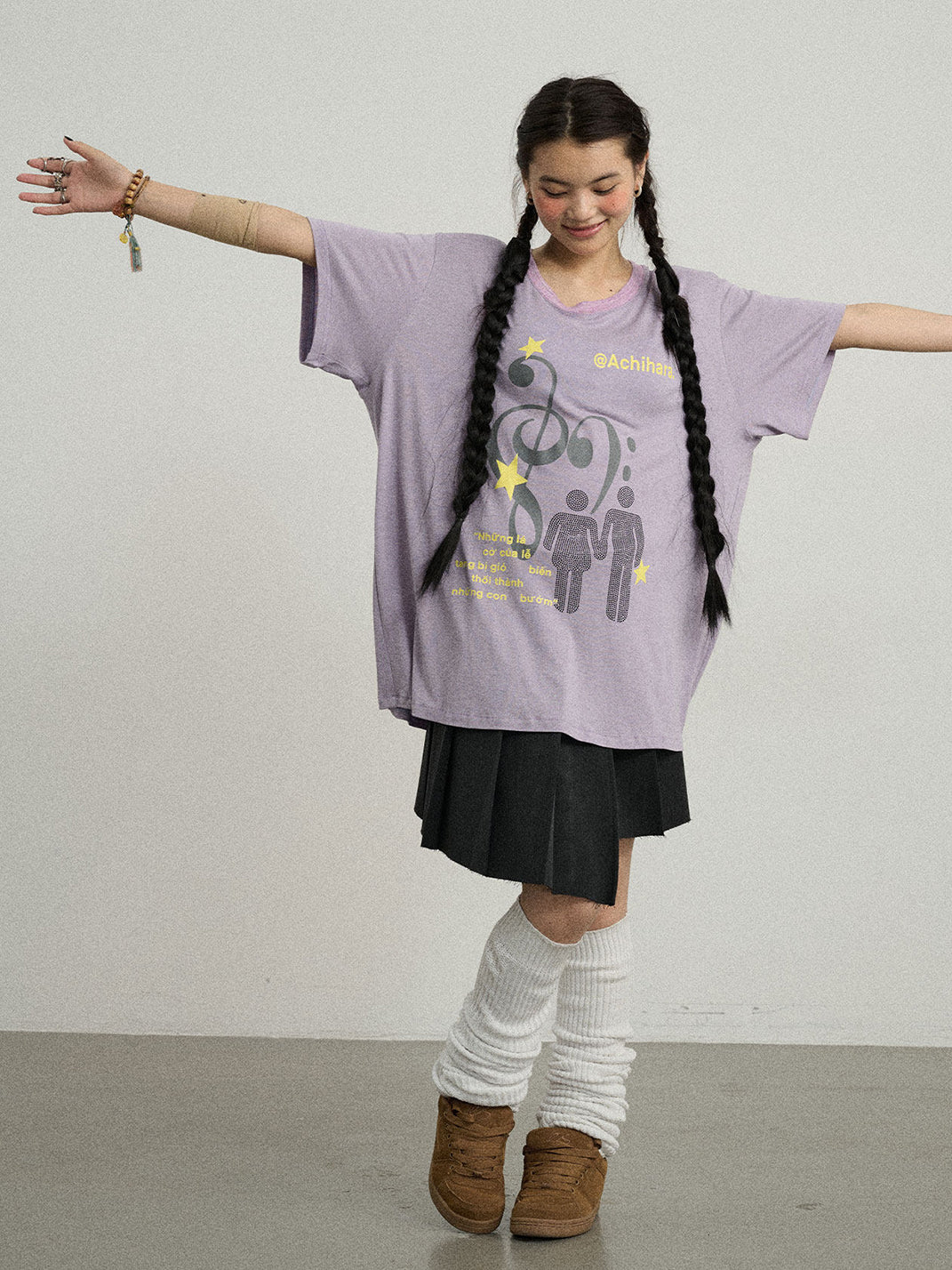 Music Note Star Graphic Tee