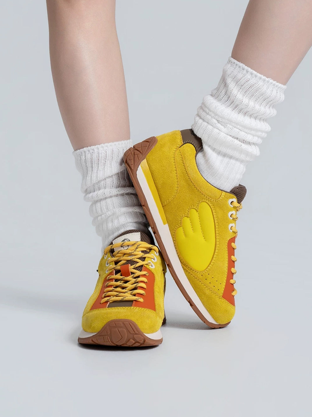 Wing-Panel Colorblock Retro Sneakers - view 14