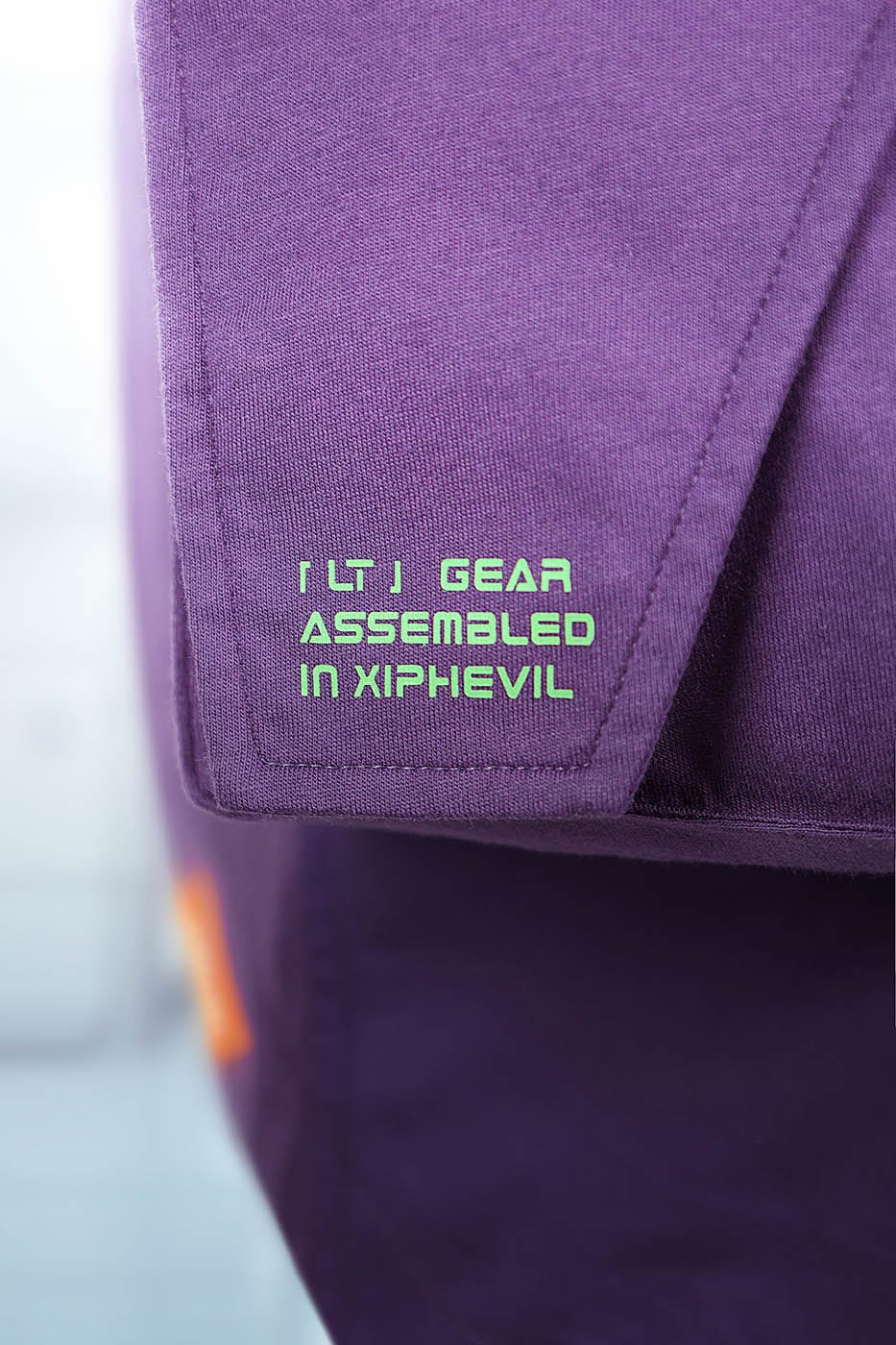 Purple Utility Cargo Pocket Tee