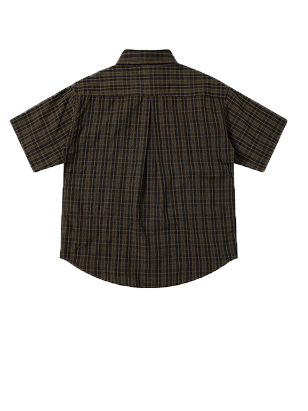 Vintage Short Sleeve Plaid Shirt
