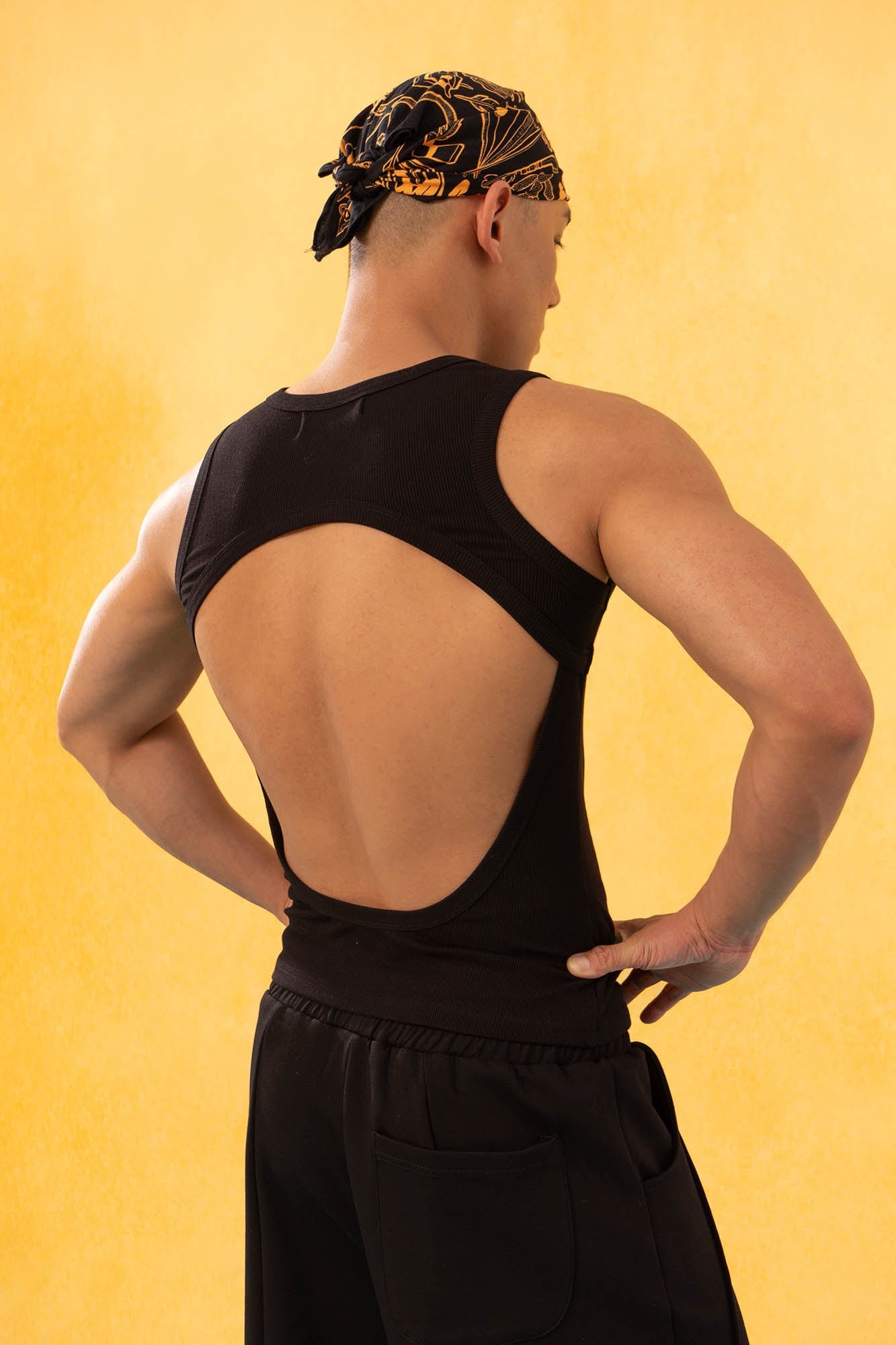 Open Back Muscle Tank