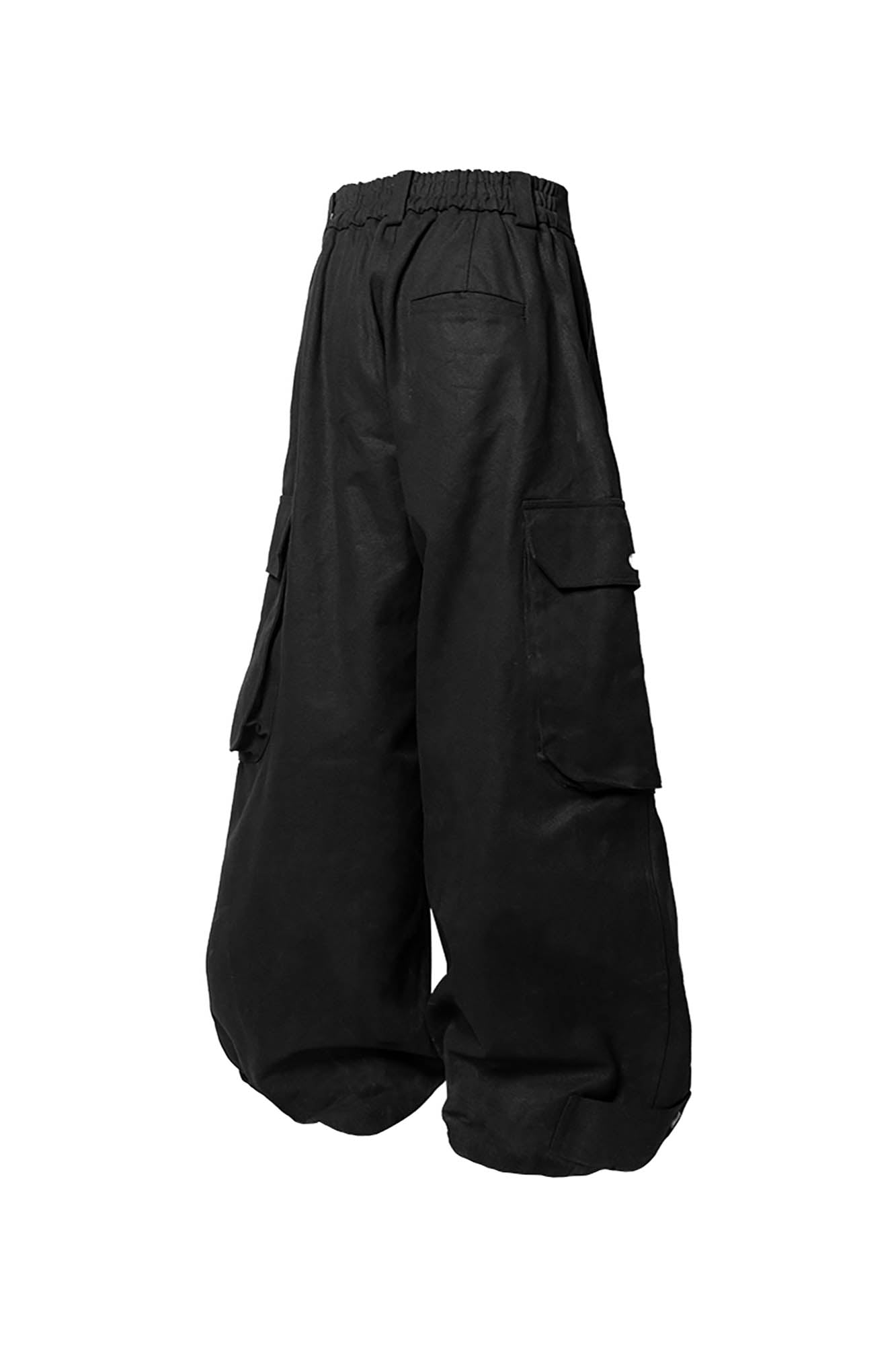 Scarf Cargo Wide Leg Pants