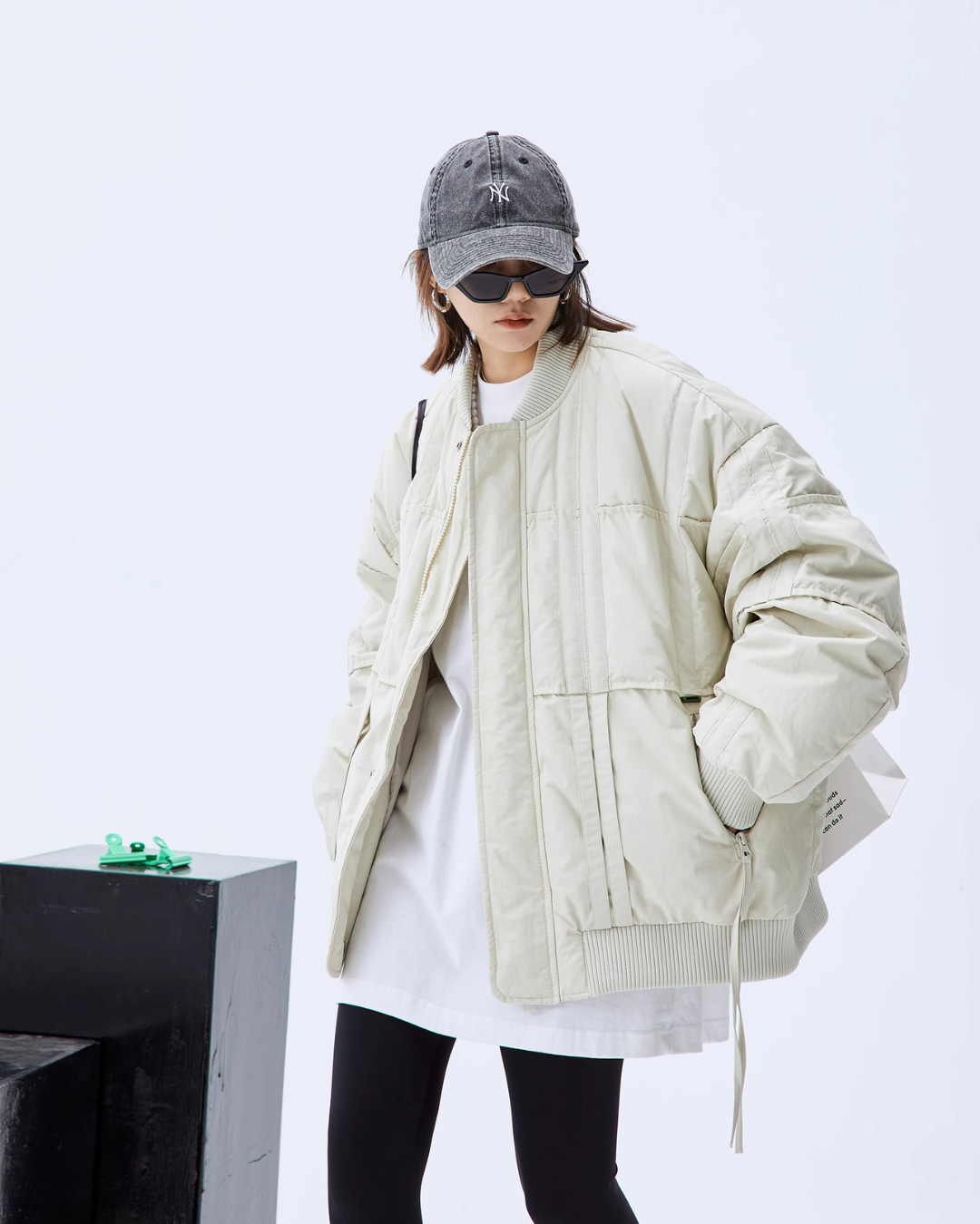 Cloud Oversized Bomber Jacket