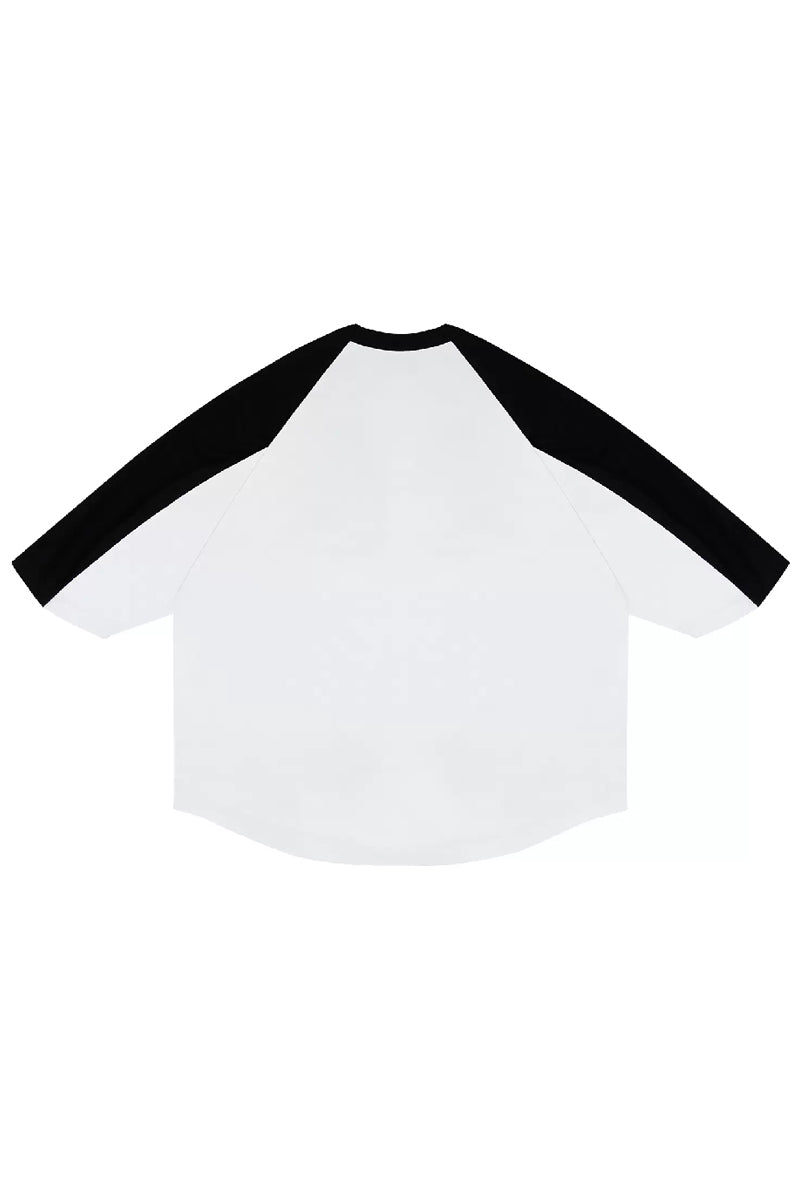 Raglan Sleeve Tee in Cool Fiber - chiclara