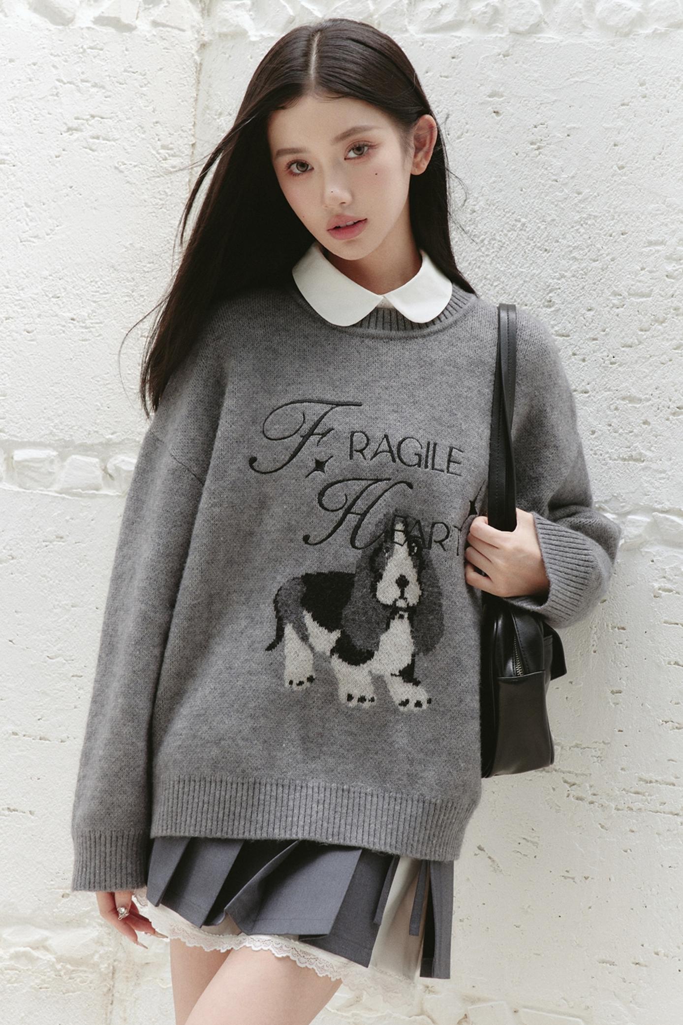 Fragile Heart Puppy Sweater