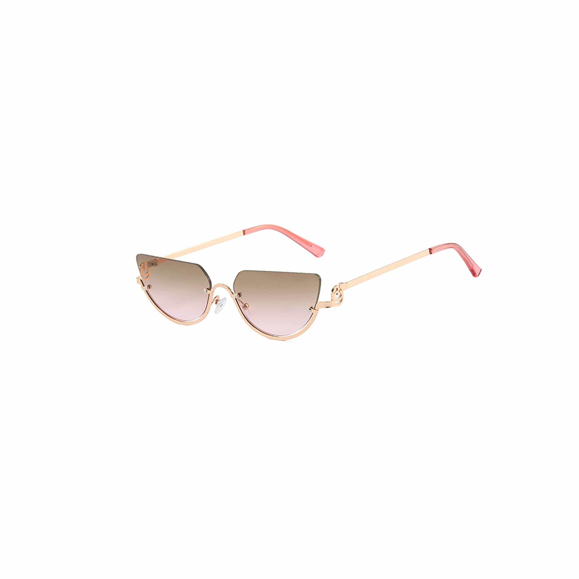 Arched-Bridge Floating Oval Fashion Glasses - view 2