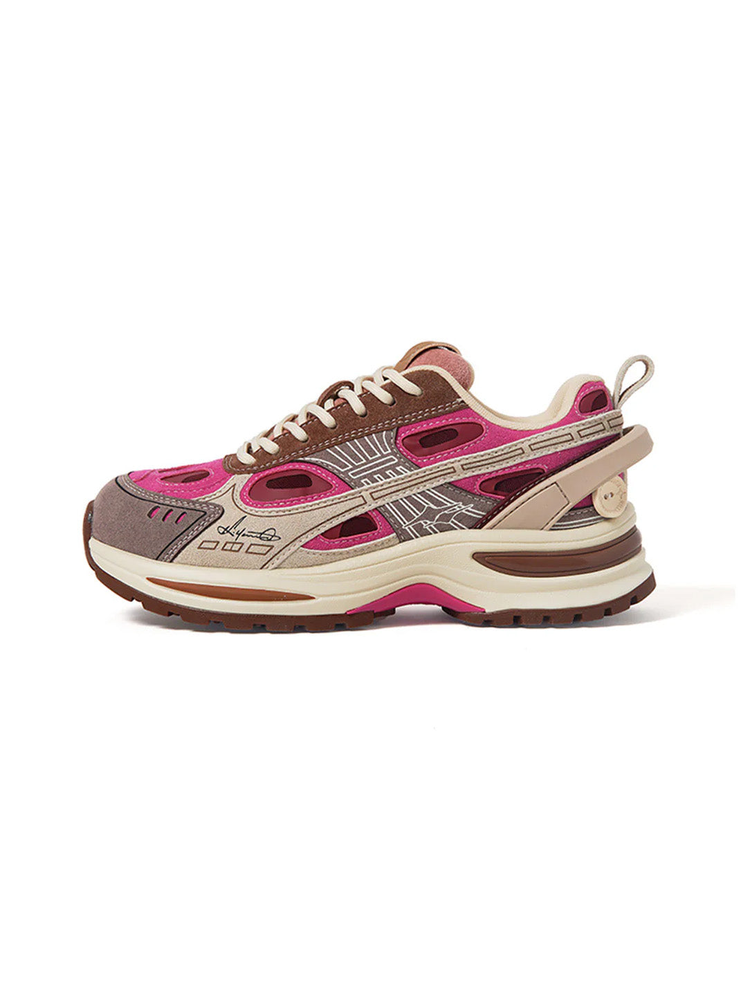 Color Block Chunky Running Sneakers