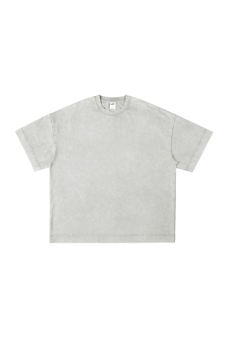 Oversized Tee in Old Wash Effect - chiclara