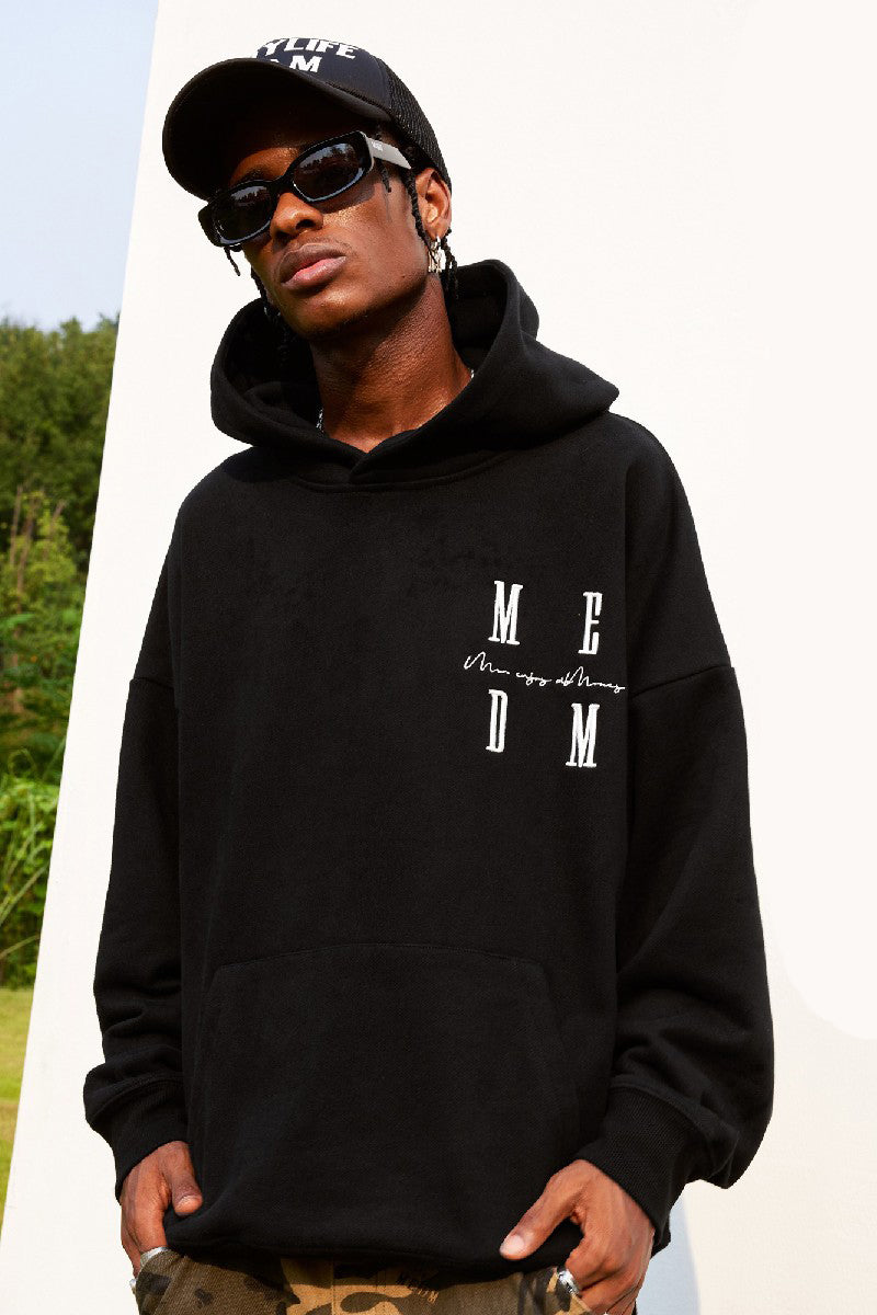 Hoodie with Embroidered Logo - chiclara