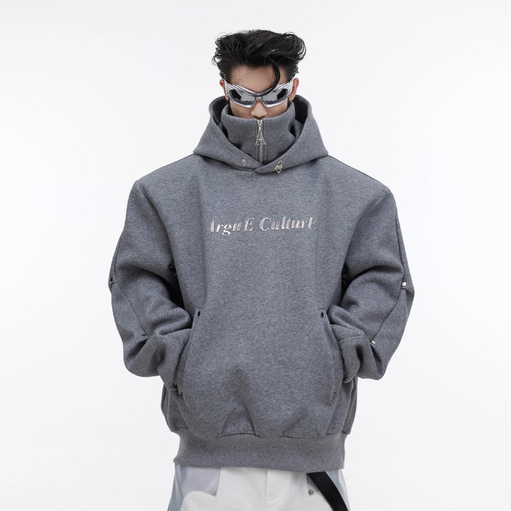 Oversized Hoodie with Logo - chiclara