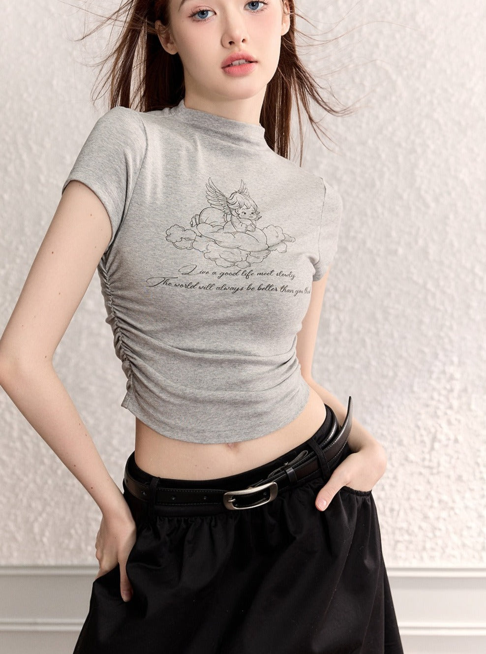 Angel Short Sleeve T-Shirt - chiclara