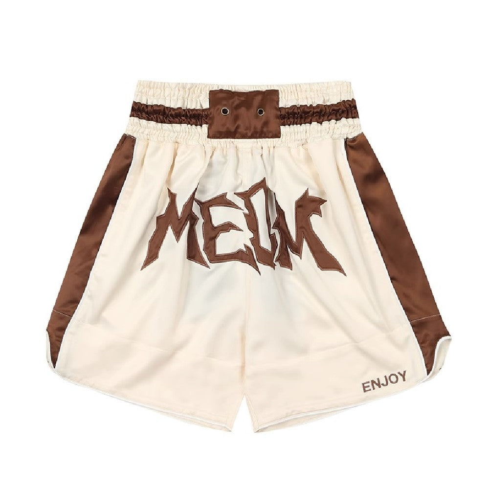 Boxing Shorts with Logo - chiclara