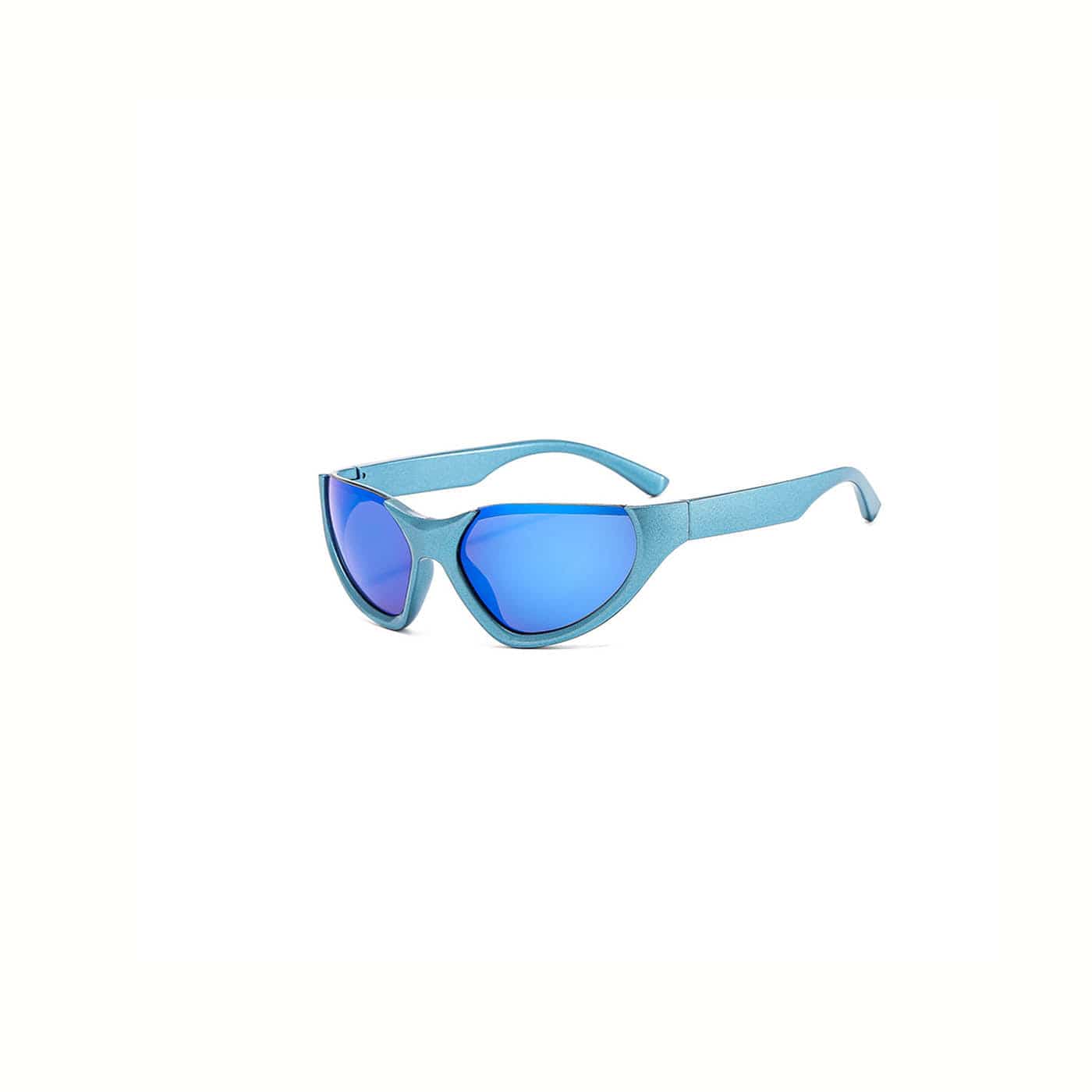 Color-Block Racing Cat-Eye Sunglasses - view 1