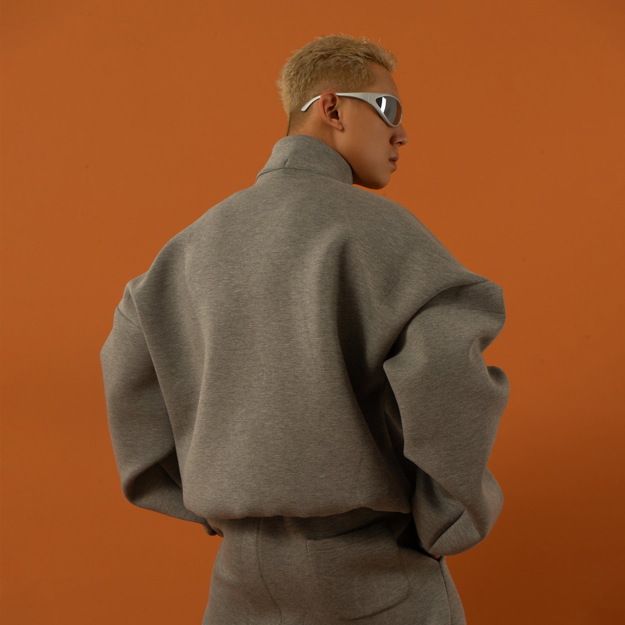 Oversized High Neck Sweatshirt