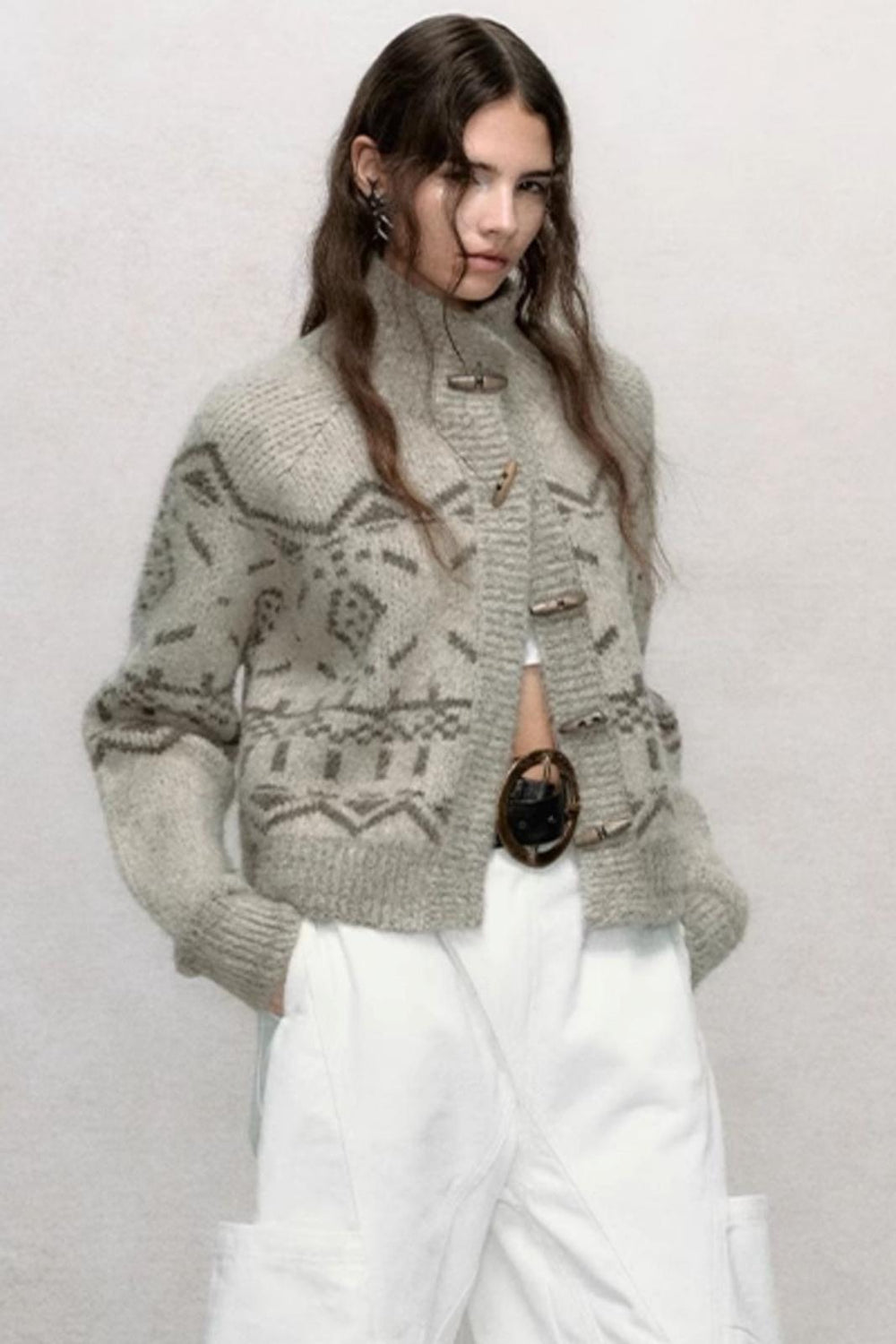 Mock Neck Cardi main image 0