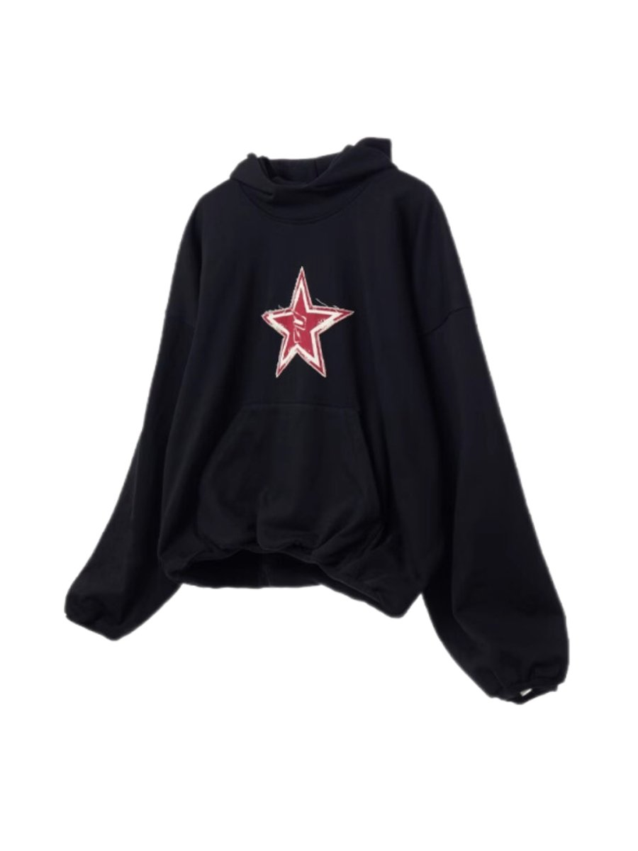 Red Star Logo Hoodie