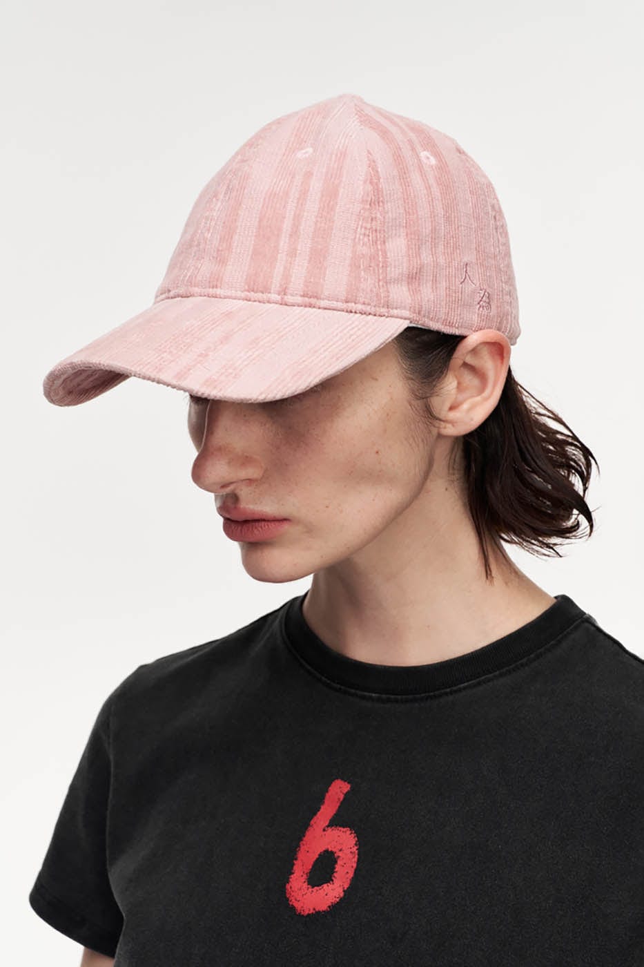 Corduroy Stripe Baseball Cap