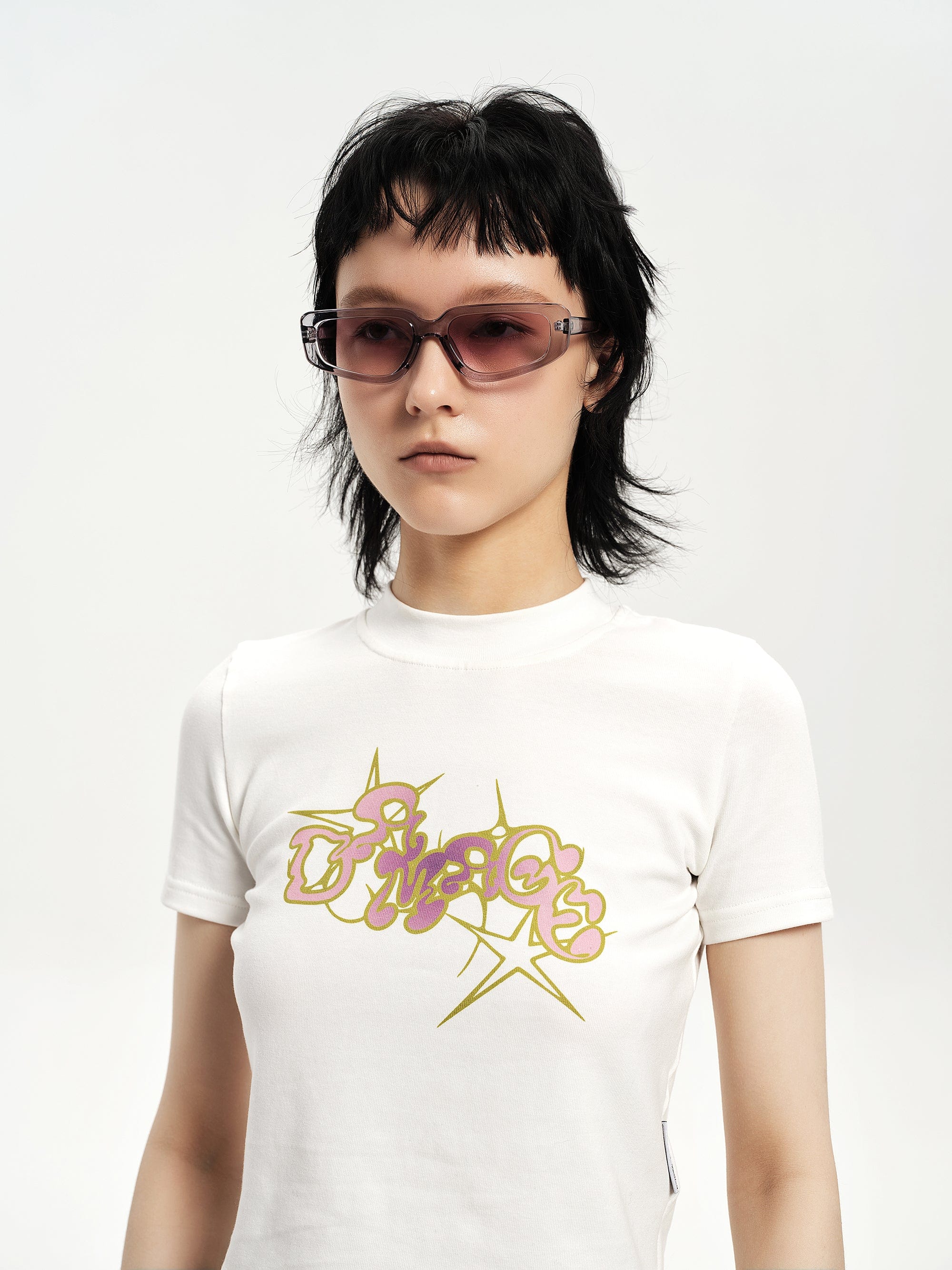 Sculpted Cat-Eye Tint Sunglasses - view 9