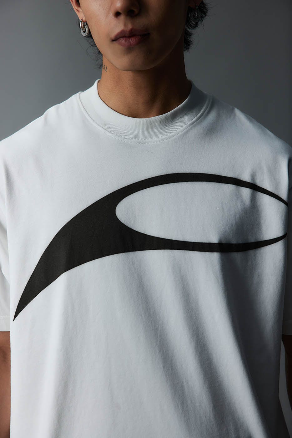 T-shirt de logo croissant