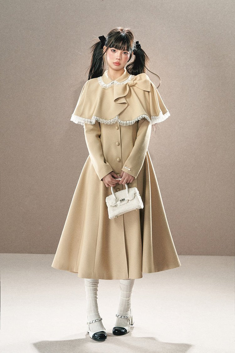 Victorian Cape Wool Coat