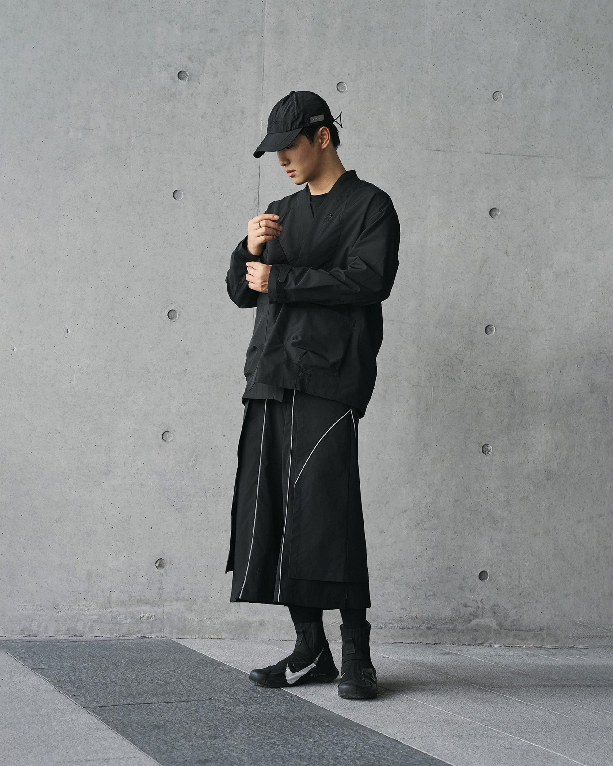 Wide Layered Track Pants